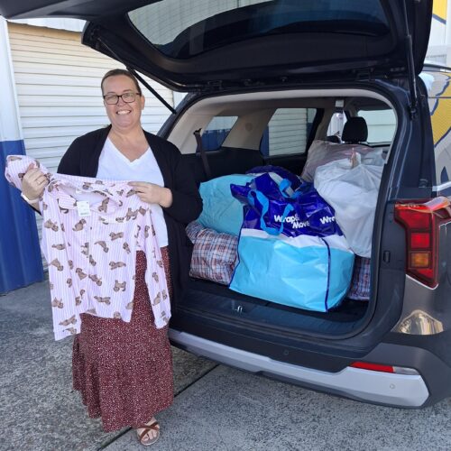 One volunteer donated 35 pairs, a contribution of around $350!