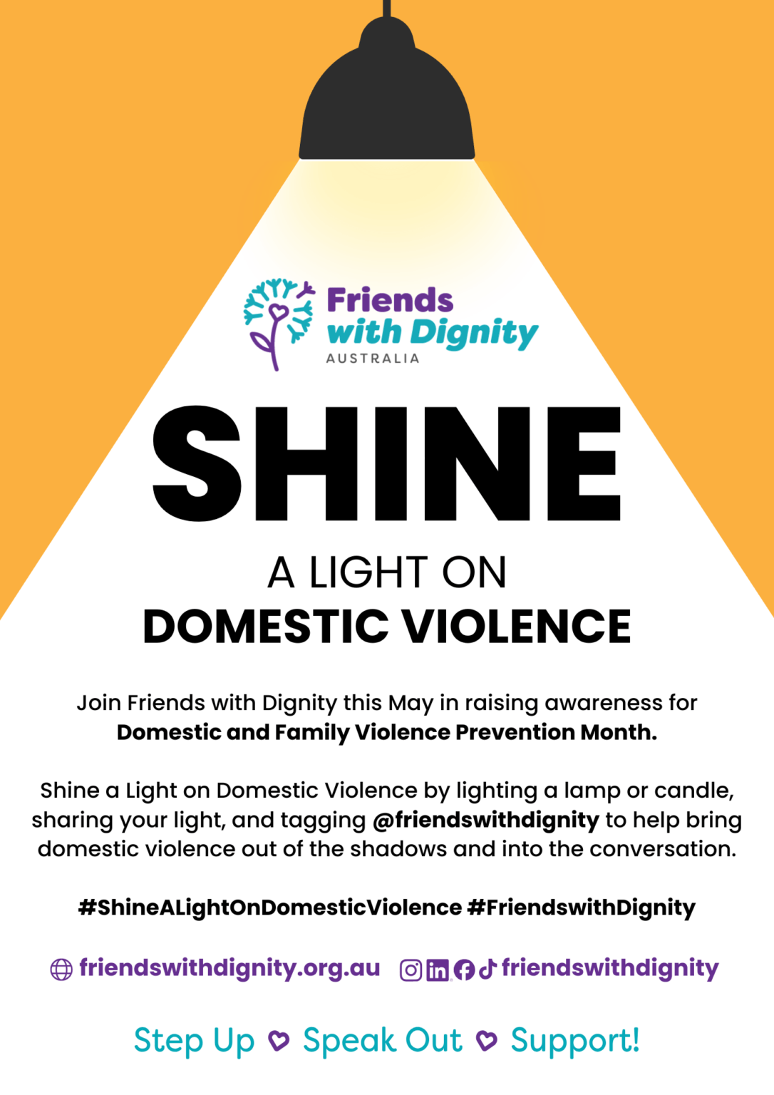 Friends With Dignity | Shine a Light on Domestic Violence